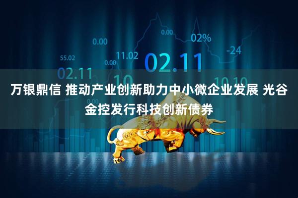 万银鼎信 推动产业创新助力中小微企业发展 光谷金控发行科技创新债券